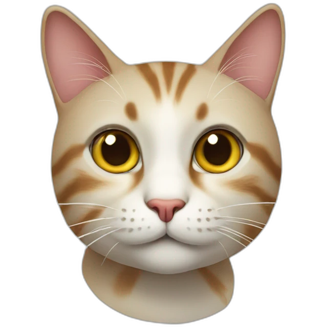Funny cat emoji