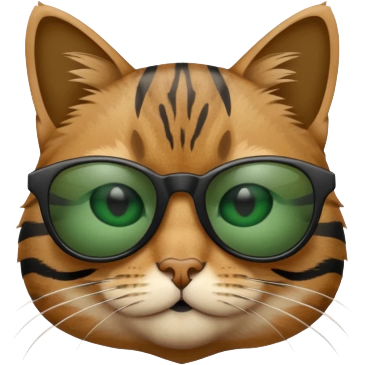 Cat wearing sunglasses emoji