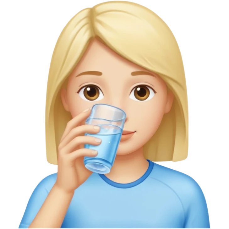drinking water emoji