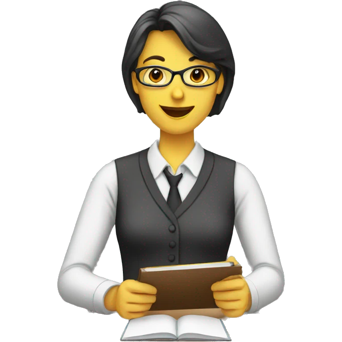 teacher teaching emoji