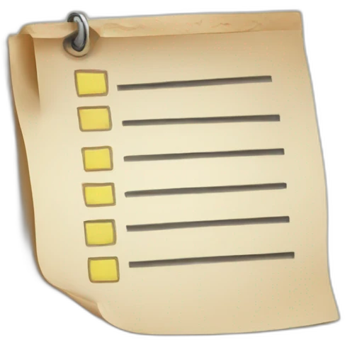 a task list unique emoji