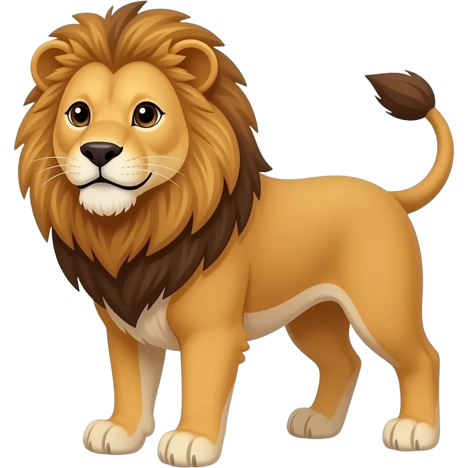dog lion emoji