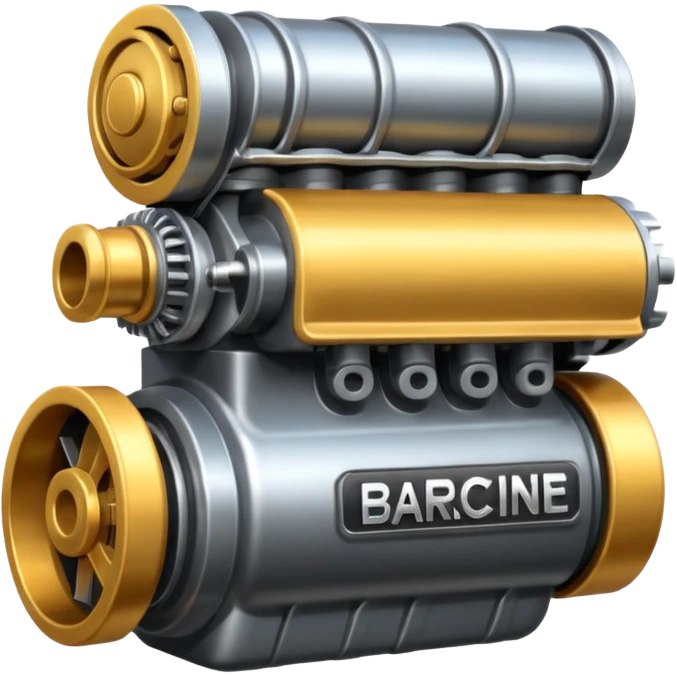 create an emoji of Barcengine is the superpower name The engine that keeps everything moving emoji