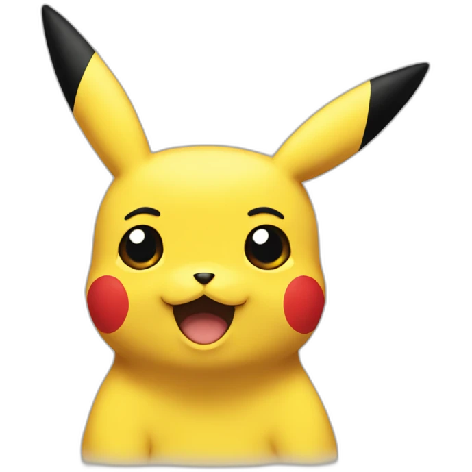 head of pikachu emoji