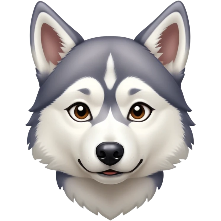 Human husky  emoji