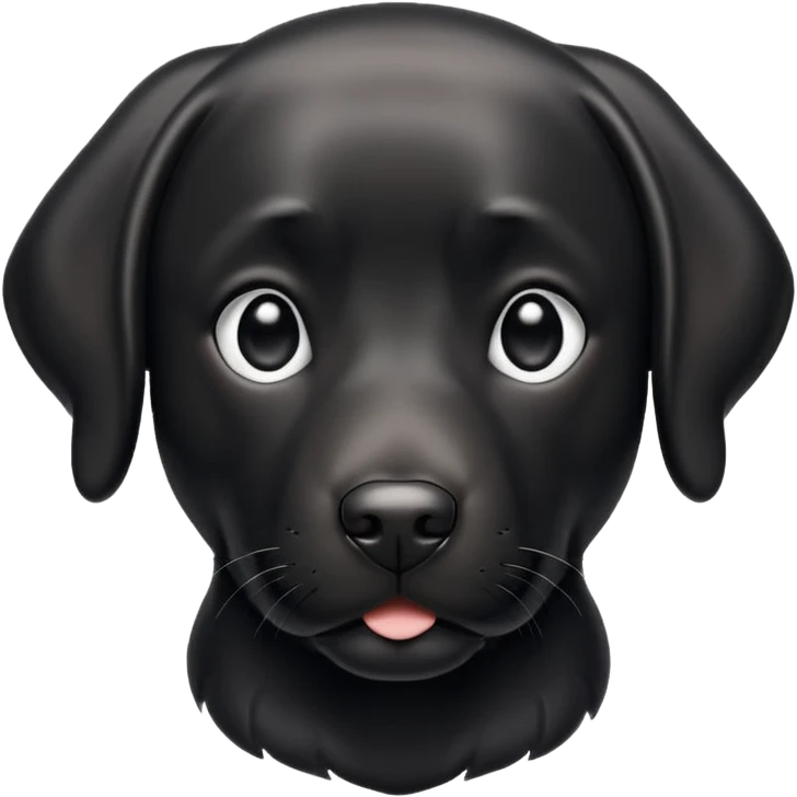 Black Labrador  emoji