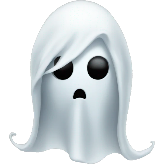 Cool,ghost emoji emoji