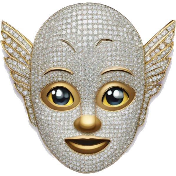 brooch set with diamonds emoji