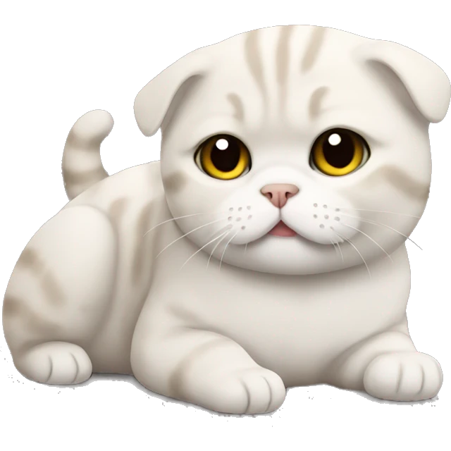 scottish fold drunk emoji