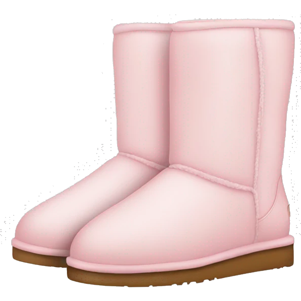 light pink uggs emoji