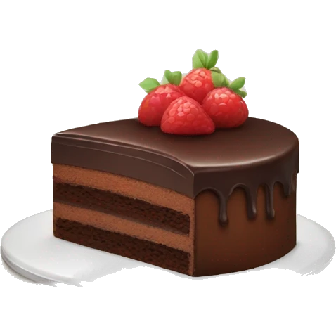 chocolate cake emoji