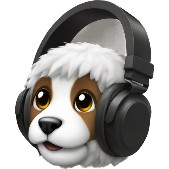 Fur headphones  emoji