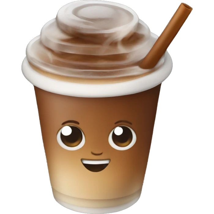 Iced coffee emoji