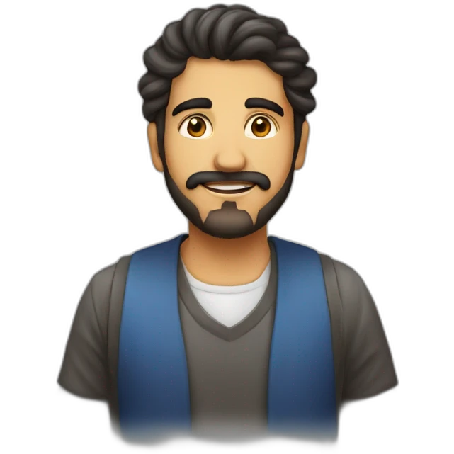 طفل لايملك شعر emoji