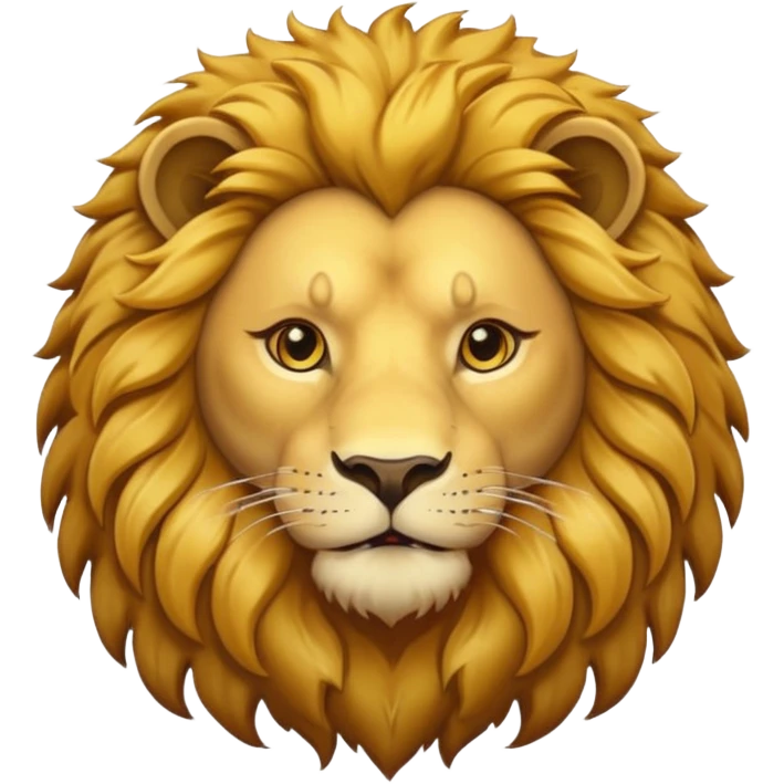 lion face emoji