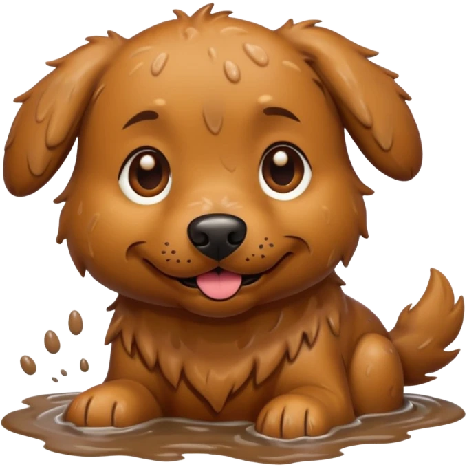 muddy dog emoji