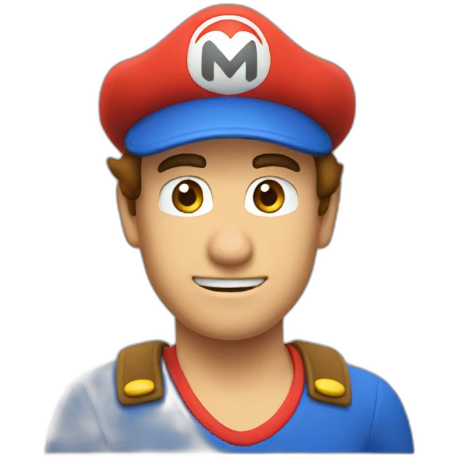 marios blue hat emoji