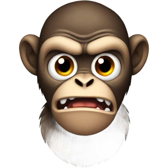 Angry monkey  emoji