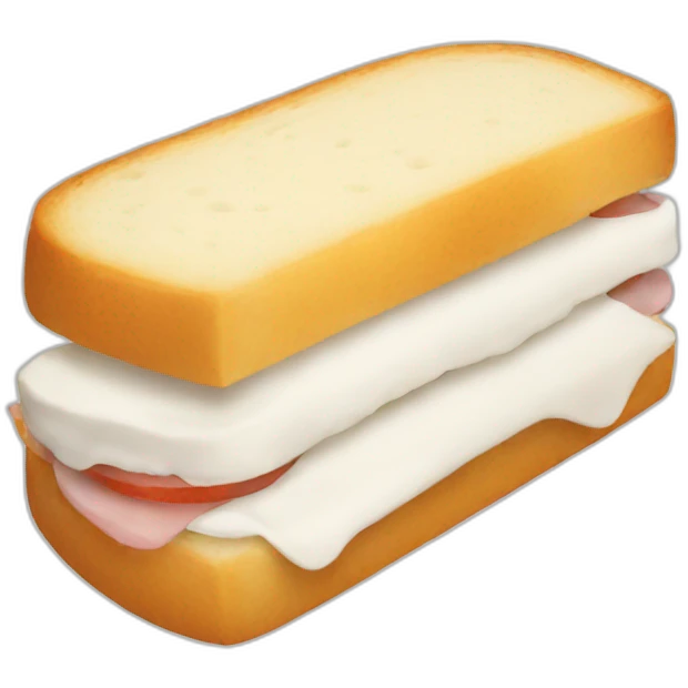 white sandwich emoji