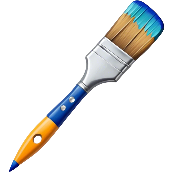 Metal painting icon, hand-painted metal object like a plate or decorative piece with intricate patterns, visible paintbrush, metal surface with vibrant enamel or acrylic paints, no finished artwork, just the painting process, minimalistic style, clean lines, transparent background. emoji