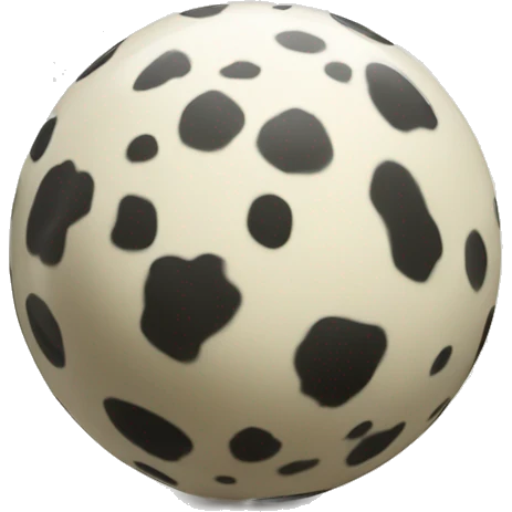 Dalmatian jasper sphere  emoji