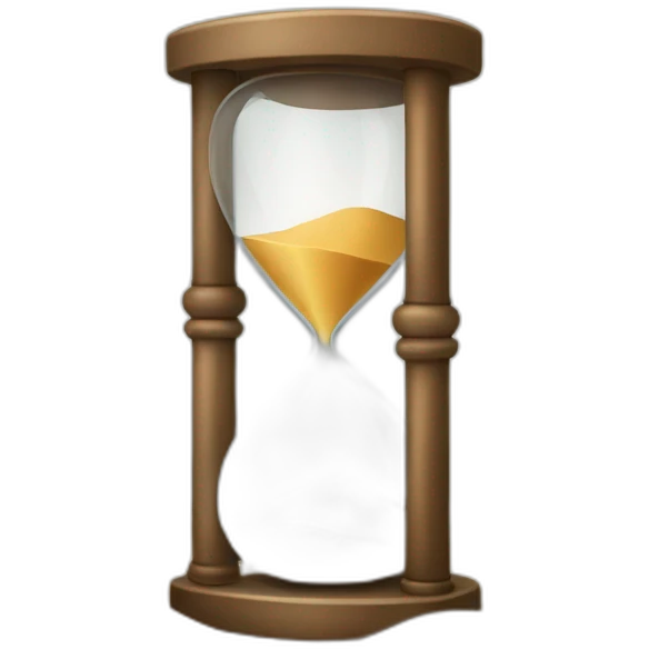 sand timer emoji