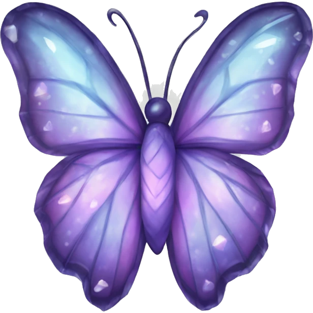 crystal butterfly emoji