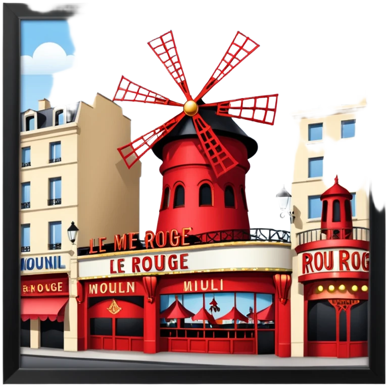 Je veux le moulin rouge de paris emoji