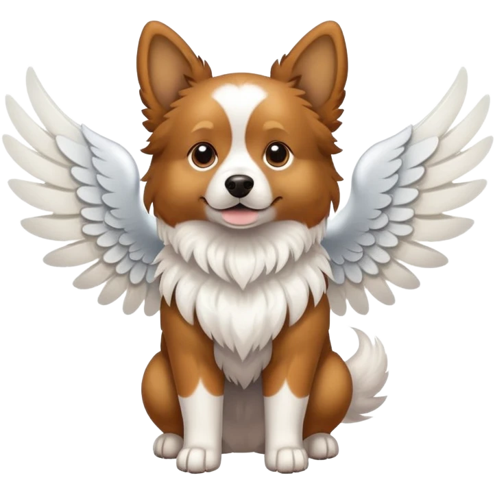 Perro con alas  emoji