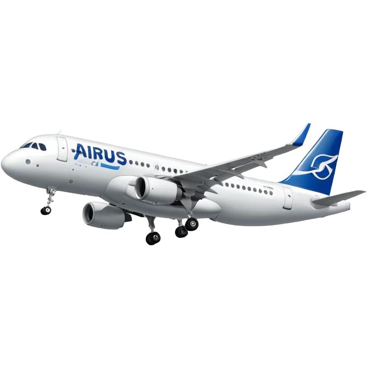 Airbus A320 of Airbus company emoji