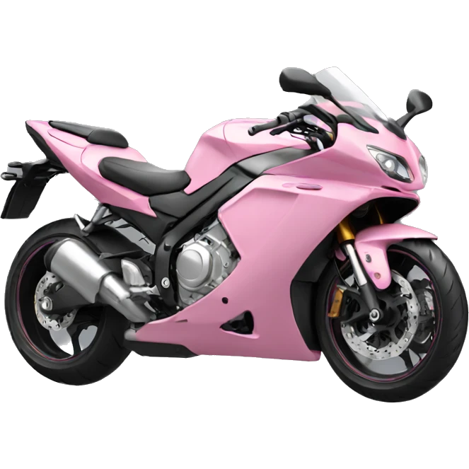 Pink sports motorcycle emoji