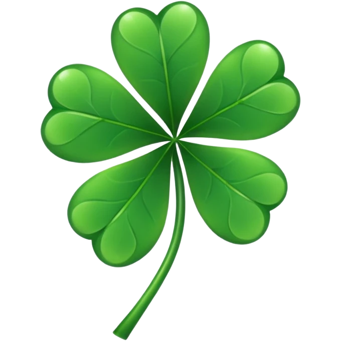 Un Trébol de 5 hojas Black clover emoji