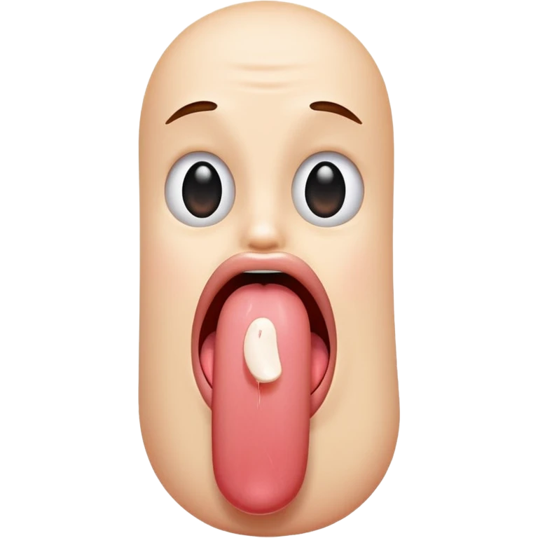 finger with tongue sticking out  emoji