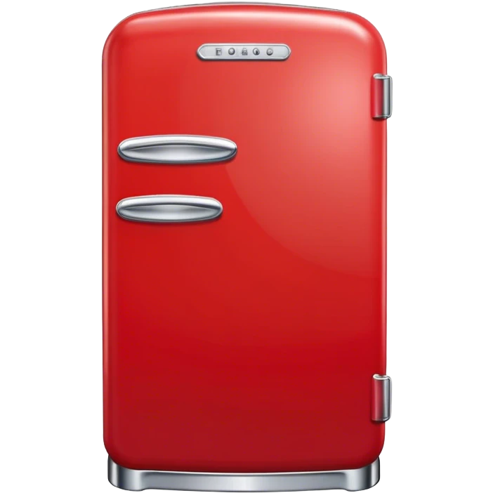 red vintage fridge emoji