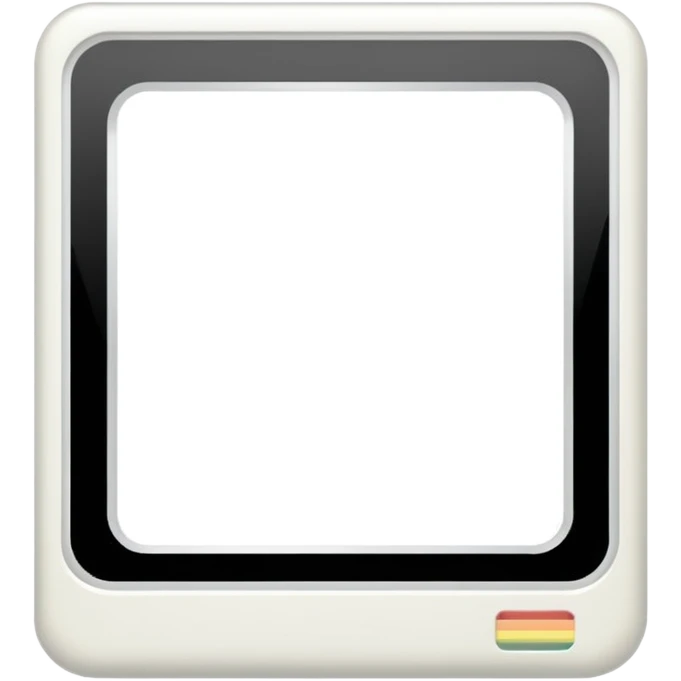 polaroid frame sans visage emoji