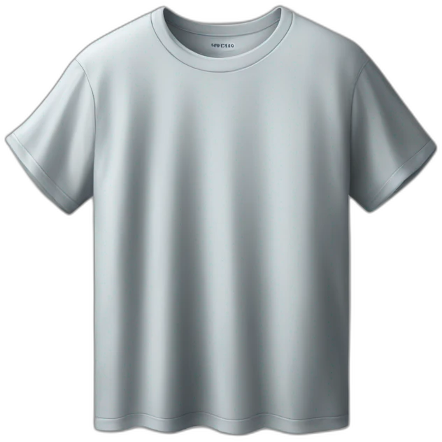 T-shirt with a small inscription on the right side in the corner TONOS emoji