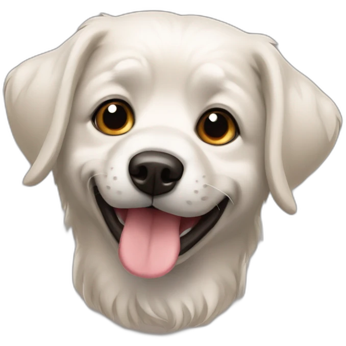 Chien mignon emoji