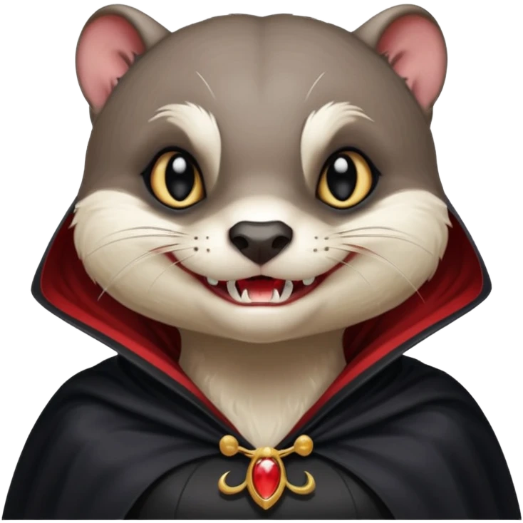 Female Vampire Otter emoji