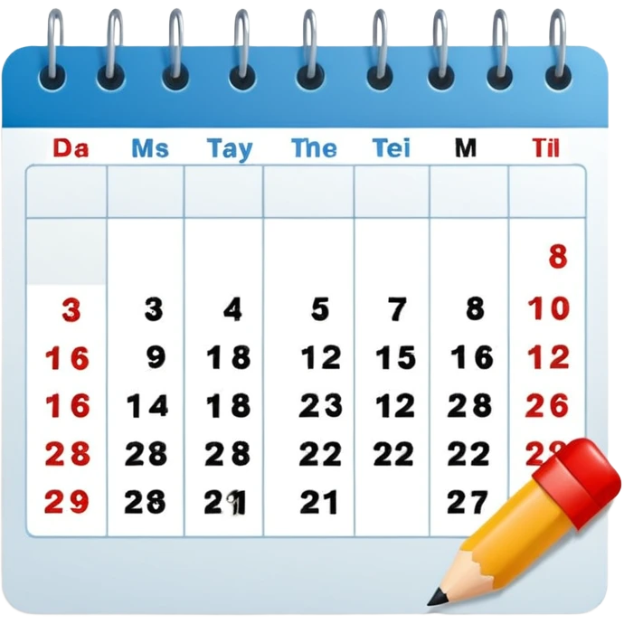 calendar emoji