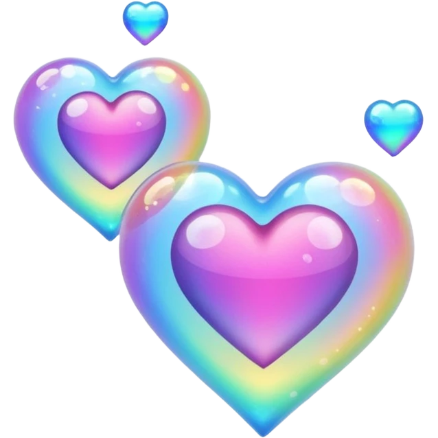 trail of bubbles no faces in heart  emoji