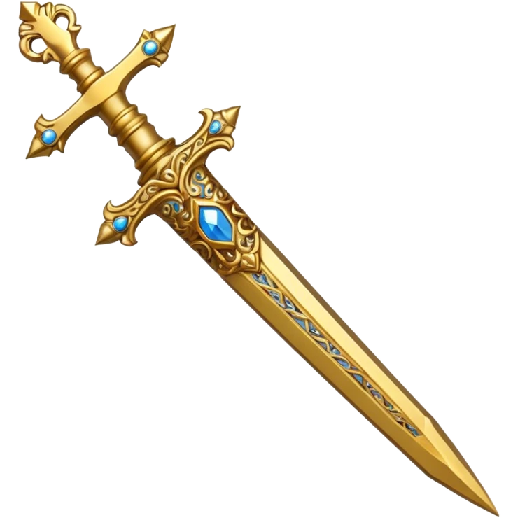 Holy gold dagger of Jesus Christ emoji