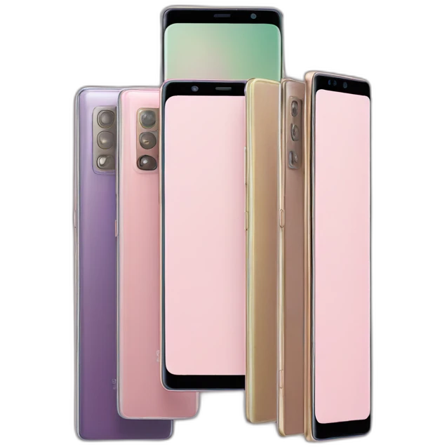 Galaxy S23 Ultra phone, each phone comes in four colours emoji
