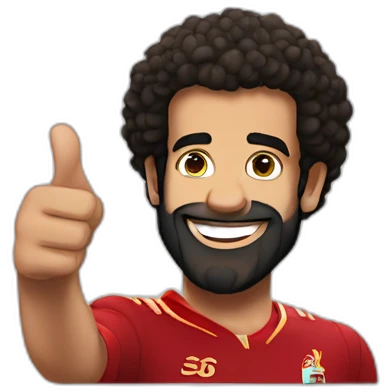 Mo salah thumps up emoji