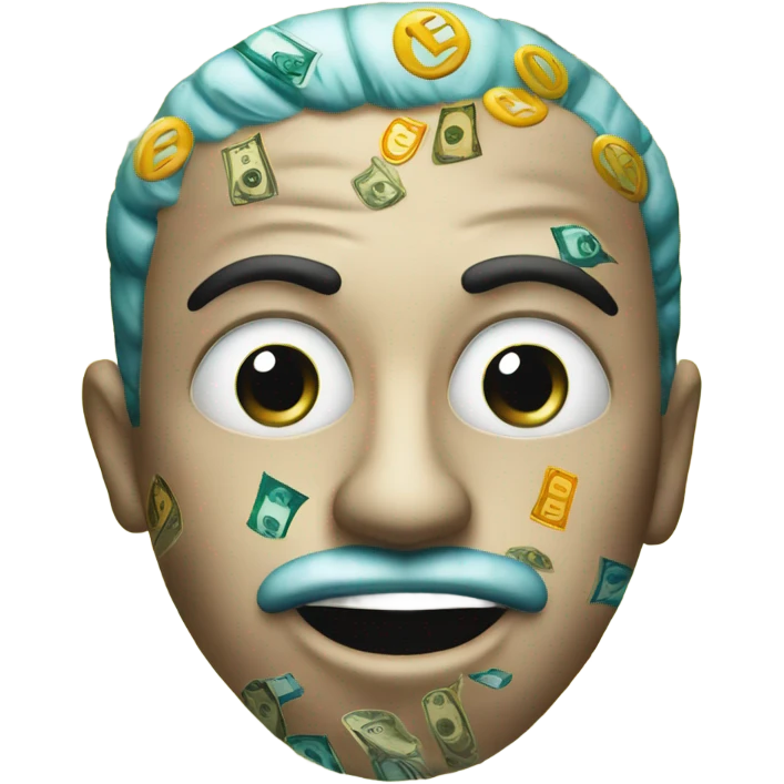 money mouth face emoji in 1960s su emoji