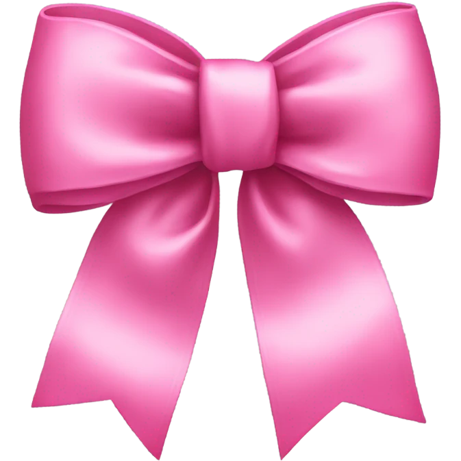 Pink bow  emoji