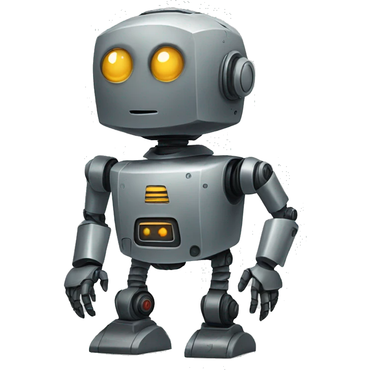 A robot emoji