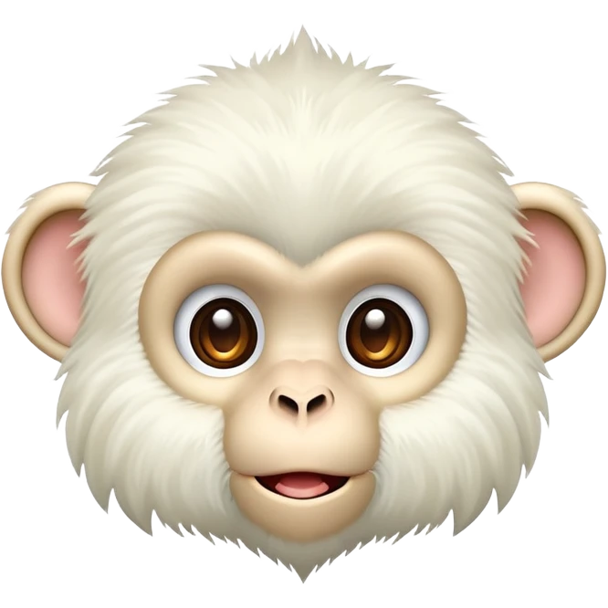 White monkey  emoji