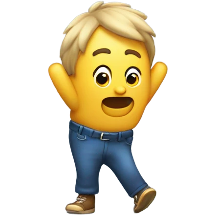 Person farting emoji