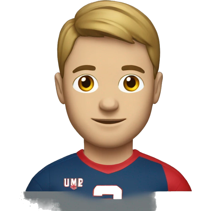 a man with a Murcia football t-shirt emoji