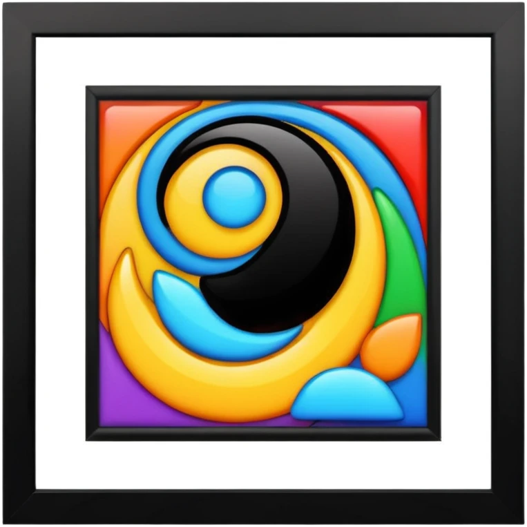 natural art in frame emoji